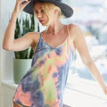 Charcoal Tie Dye French Terry Beach Cami women outfit ideas