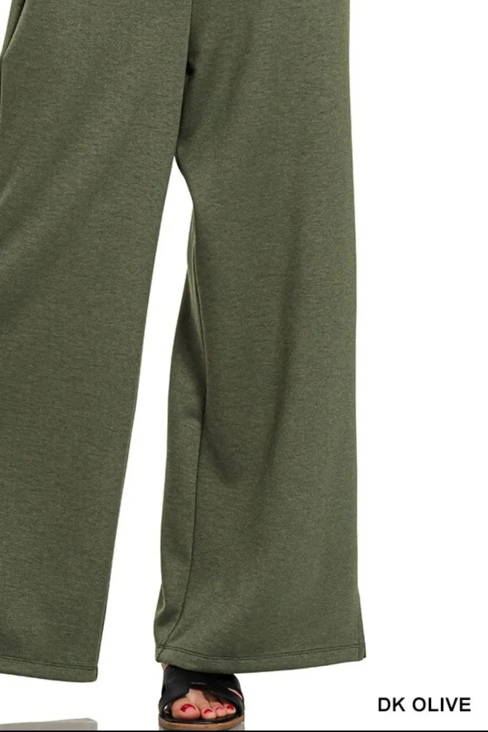 Coastal Scuba Drawstring Beach Pants in Dark Olive women outfit ideas