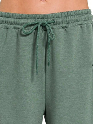 Coastal Scuba Pocket Beach Shorts in Dark Forest women outfit ideas