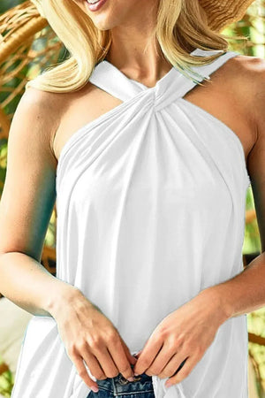 Seaside Jersey Halter Beach Top women outfit ideas