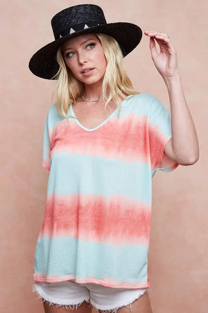 Seaside Tie-Dye Hacci Knit Beach Top women outfit ideas