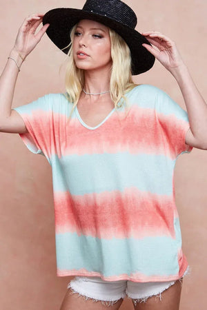 Seaside Tie-Dye Hacci Knit Beach Top women outfit ideas
