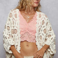 Sunset Beach Chenille Cardigan in Cream & Latte women outfit ideas