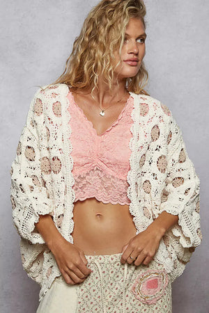 Sunset Beach Chenille Cardigan in Cream & Latte women outfit ideas