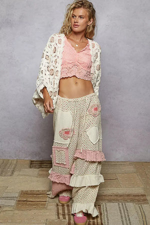 Sunset Beach Chenille Cardigan in Cream & Latte women outfit ideas