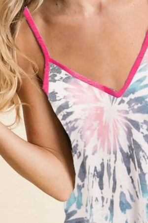 Sunset Sequin & Tie-Dye French Terry Beach Top women outfit ideas