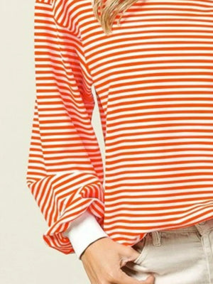 Sunset Stripe French Terry Beach Sweatshirt women outfit ideas