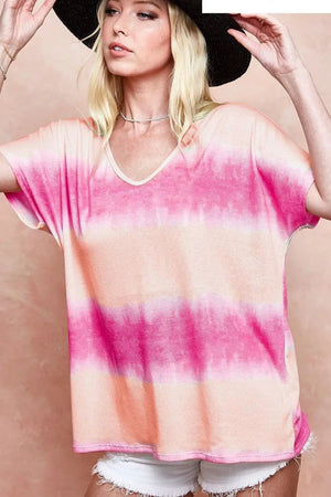 Sunset Tie-Dye Hacci Knit Beach Top women outfit ideas