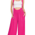 Breezy Tie-Back Suspender Beach Jumpsuit women outfit ideas