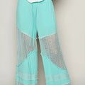 Breezy Wide-Leg Beach Pants in Electric Blue