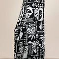 Coastal Print Wide Leg Cotton Beach Pants women outfit ideas