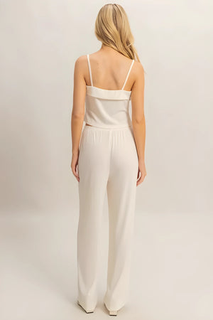 Coastal Rib-Knit Beach Cami and Pants Set