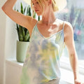 Mint Multi Tie-Dye French Terry Beach Top women outfit ideas
