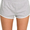 Seaside Cotton Dolphin Beach Shorts in Heather Grey women outfit ideas