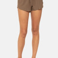 Seaside Drawcord Mini Beach Shorts in Java women outfit ideas