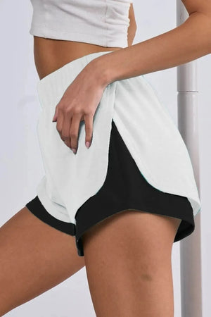 Seaside Terry Colorblock Beach Shorts women outfit ideas