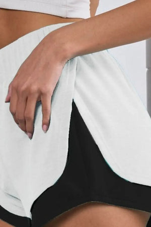 Seaside Terry Colorblock Beach Shorts women outfit ideas