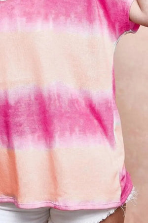 Sunset Tie-Dye Hacci Knit Beach Top women outfit ideas